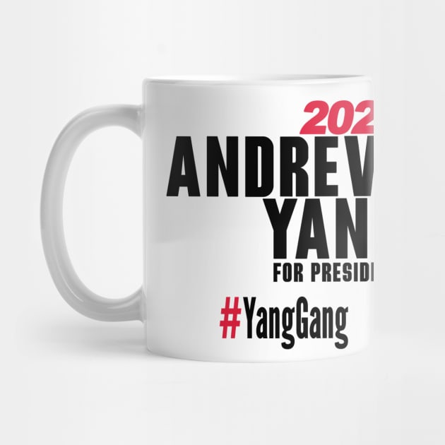 Andrew Yang For President T-Shirt #YangGang 2020 by InsideLuv